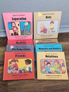 Lot of 8 Vintage Joy Berry Teach Me About Books